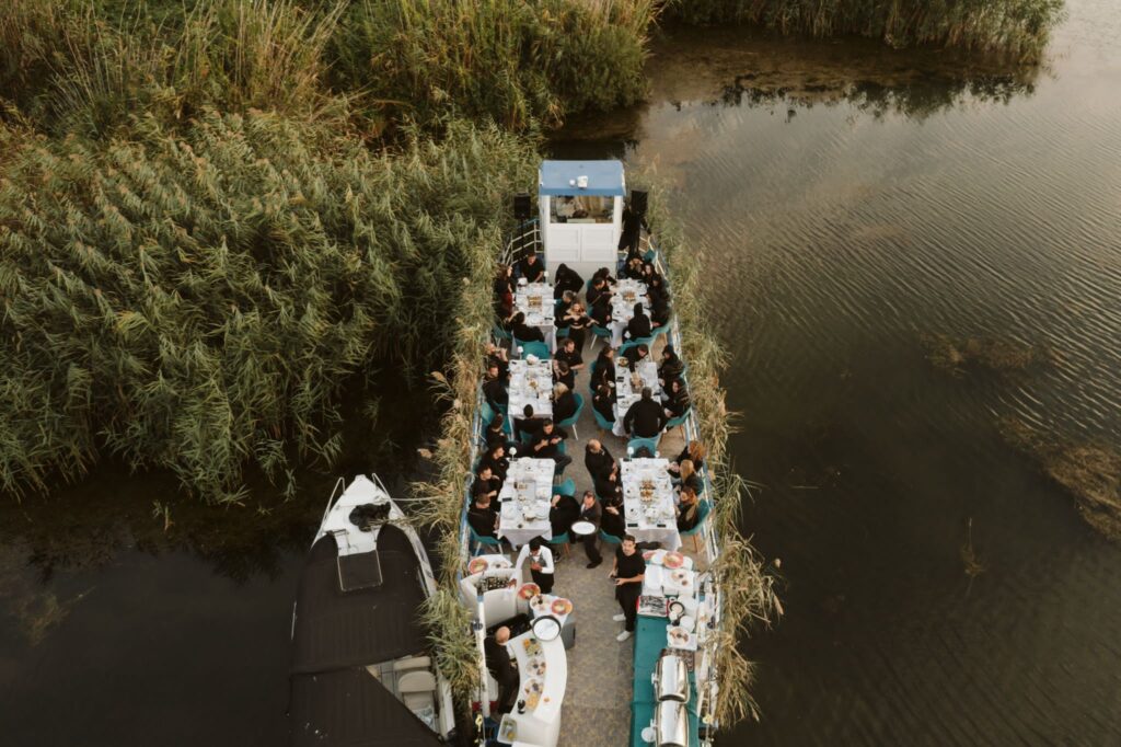 overwater dinner danube delta