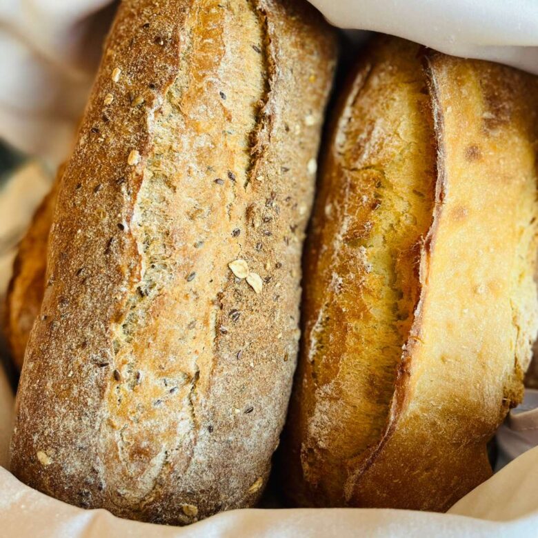 traditional restaurant fresh bread