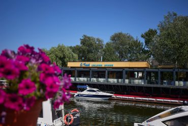 vedere la restaurantul delta Dunării