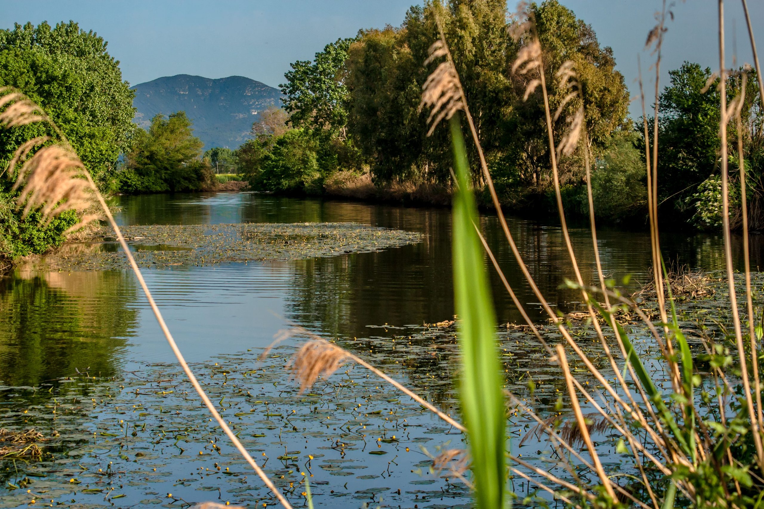 how deep the Danube is in Romania